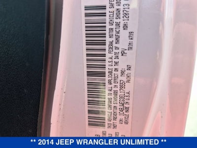 2014 Jeep Wrangler Unlimited Sahara