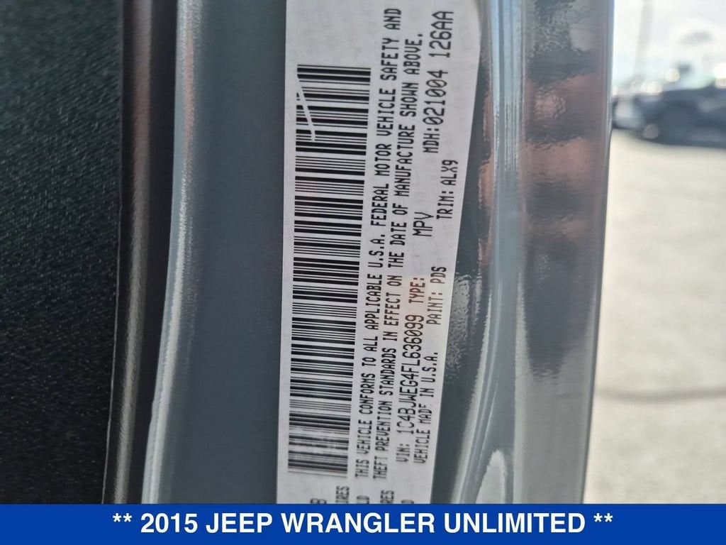 2015 Jeep Wrangler Unlimited Sahara