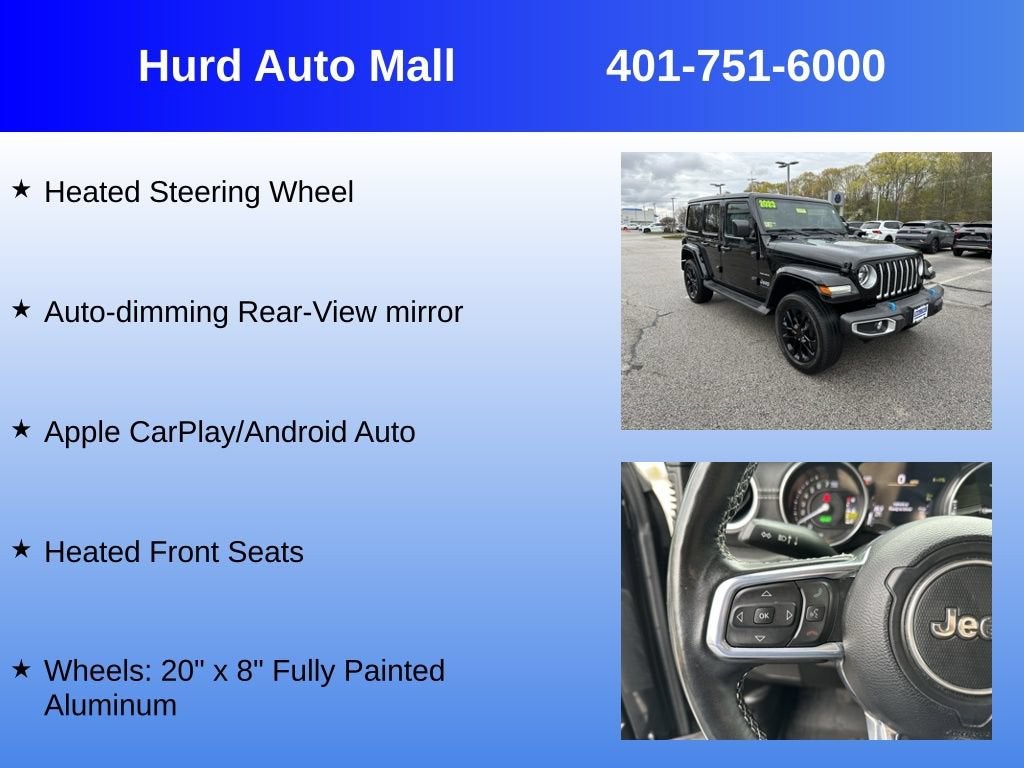 2023 Jeep Wrangler 4xe Sahara 4x4