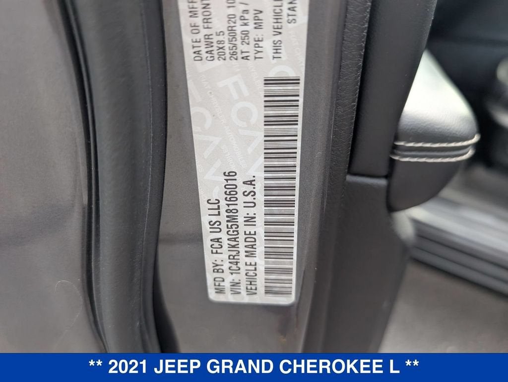 2021 Jeep Grand Cherokee L Altitude 4x4