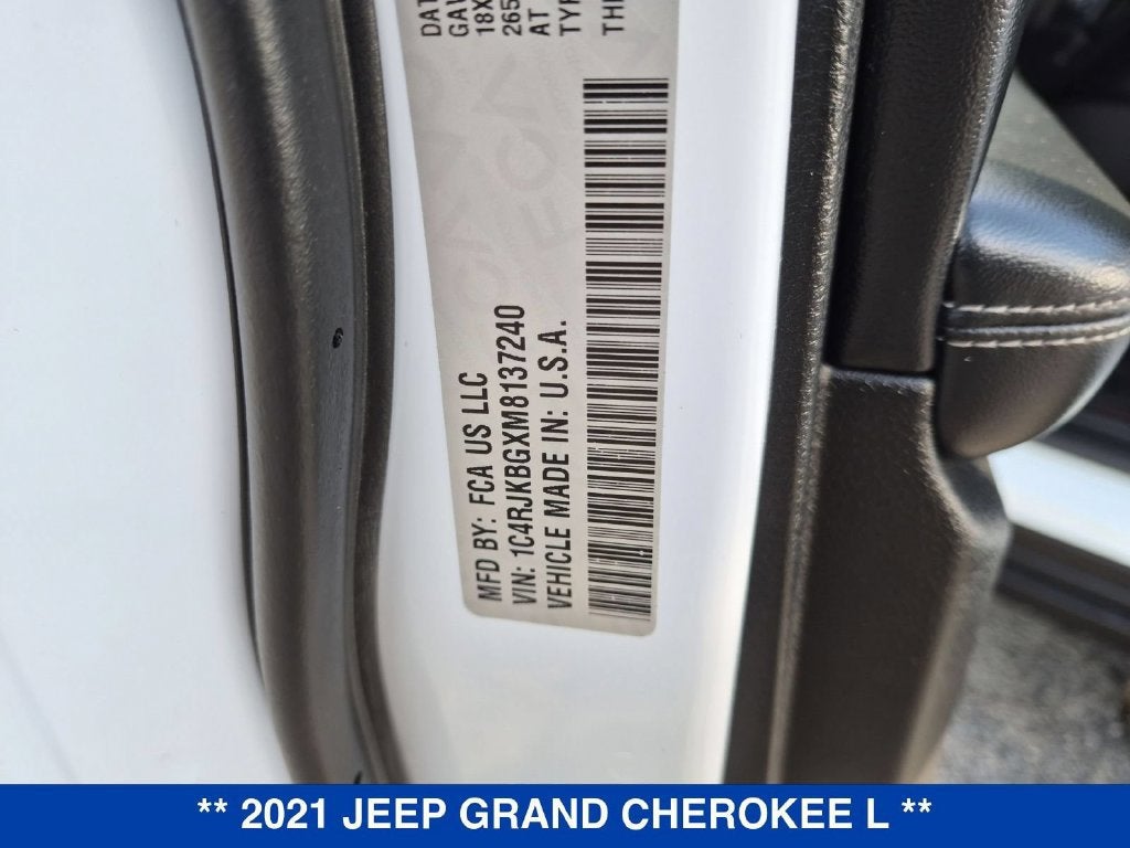 2021 Jeep Grand Cherokee L Limited 4x4