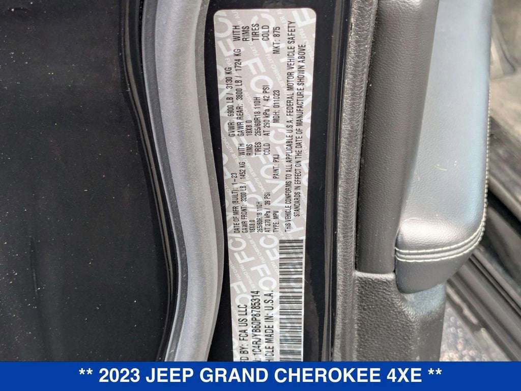 2023 Jeep Grand Cherokee 4xe 4x4
