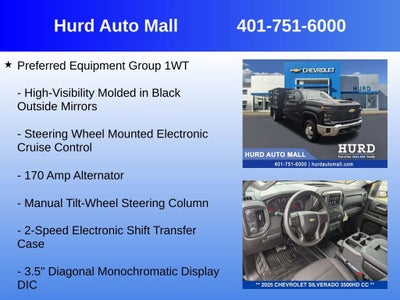 2025 Chevrolet Silverado 3500 HD Chassis Cab Work Truck