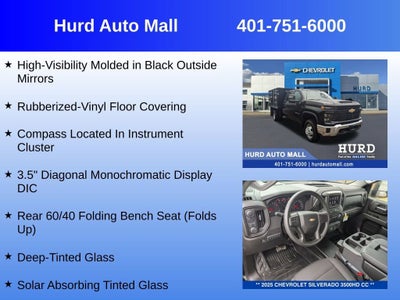 2025 Chevrolet Silverado 3500 HD Chassis Cab Work Truck