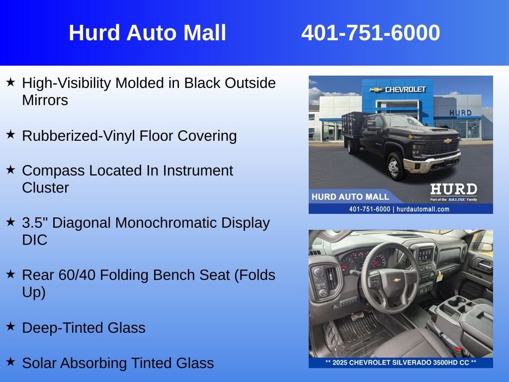 2025 Chevrolet Silverado 3500 HD Chassis Cab Work Truck