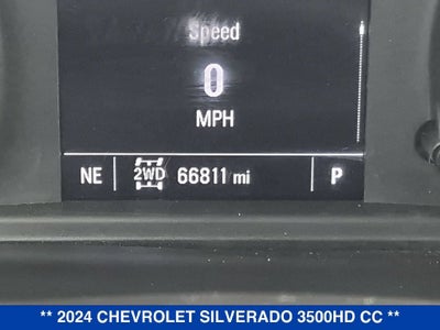 2024 Chevrolet Silverado 3500 HD Chassis Cab Work Truck