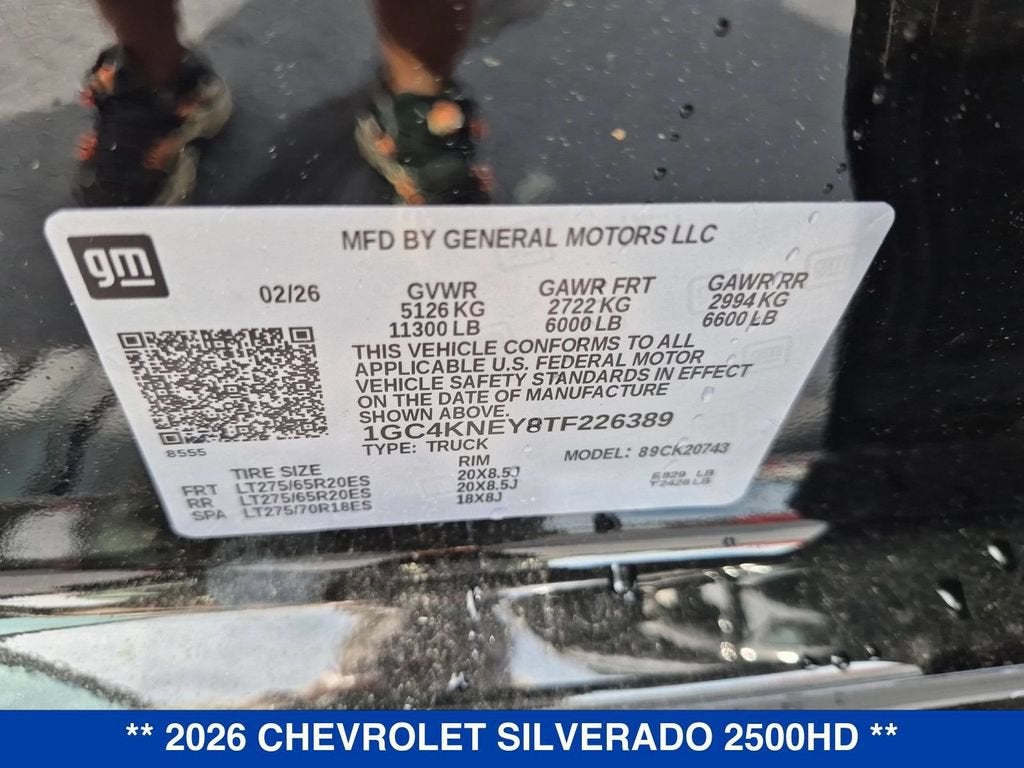 2026 Chevrolet Silverado 2500 HD LT