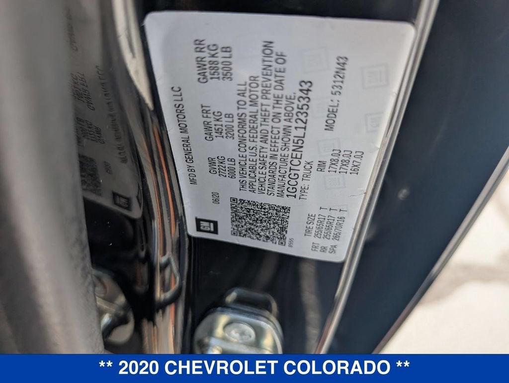 2020 Chevrolet Colorado 4WD LT