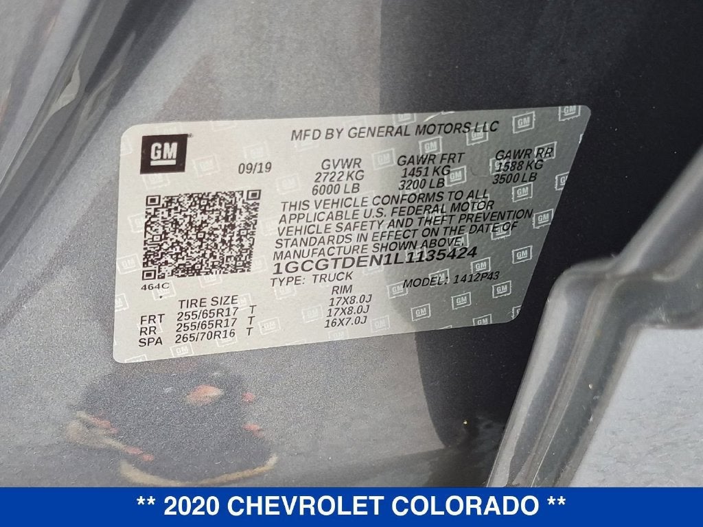 2020 Chevrolet Colorado 4WD Z71