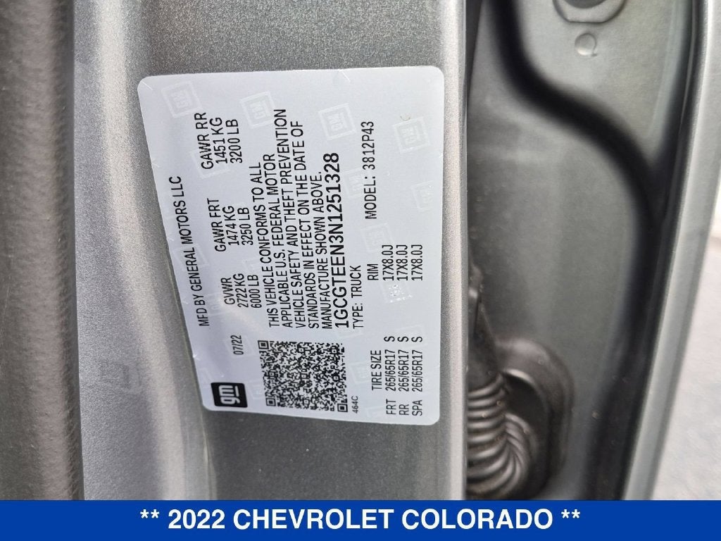 2022 Chevrolet Colorado 4WD ZR2