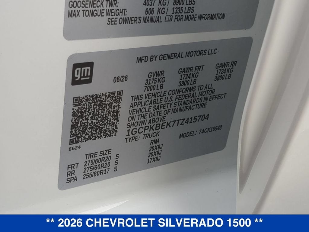 2026 Chevrolet Silverado 1500 Custom