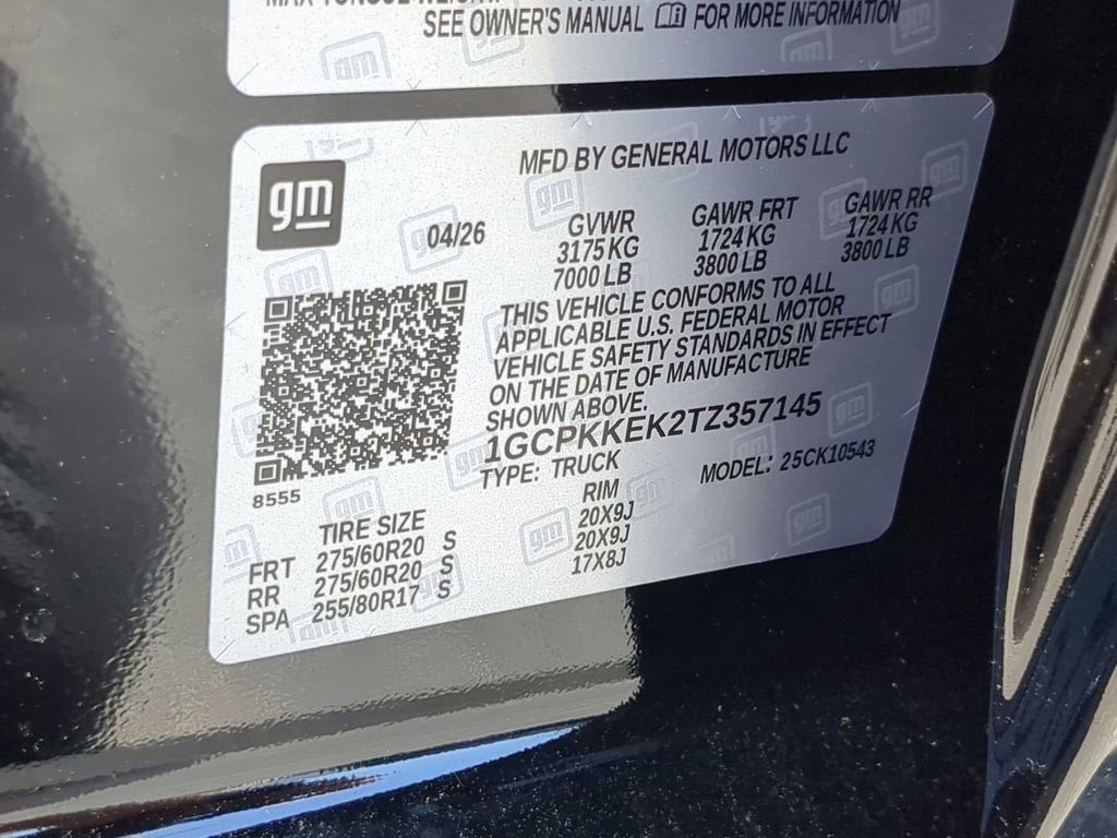2026 Chevrolet Silverado 1500 LT (2FL)