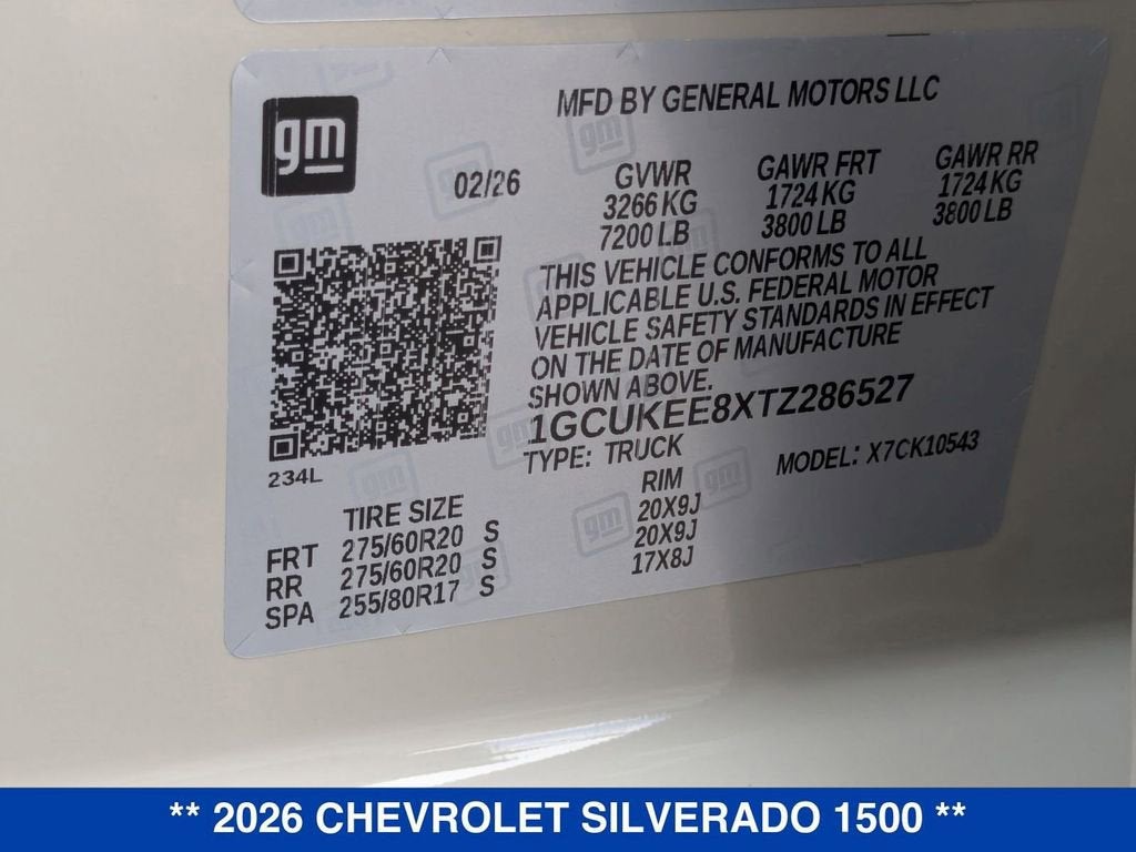 2026 Chevrolet Silverado 1500 RST