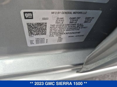 2023 GMC Sierra 1500 SLE