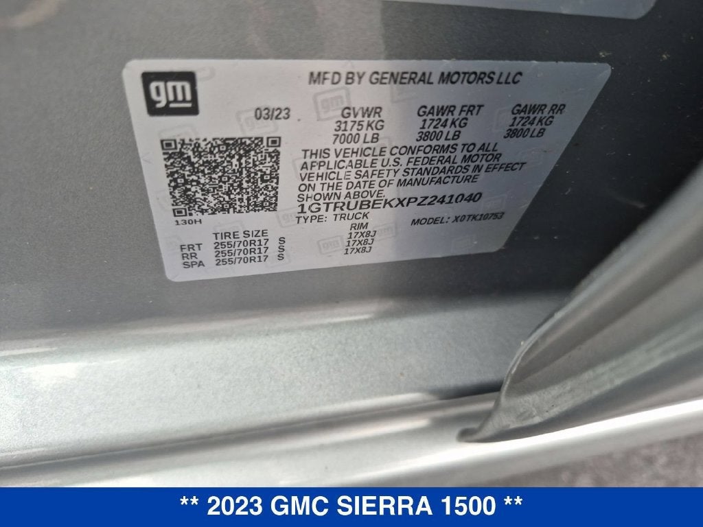 2023 GMC Sierra 1500 SLE