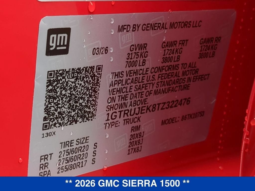 2026 GMC Sierra 1500 Elevation