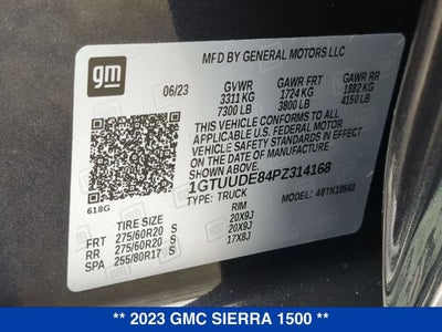 2023 GMC Sierra 1500 SLT