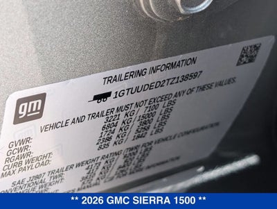 2026 GMC Sierra 1500 SLT