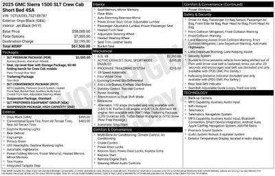 2025 GMC Sierra 1500 SLT