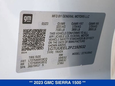 2023 GMC Sierra 1500 AT4