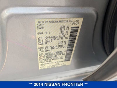 2014 Nissan Frontier SL