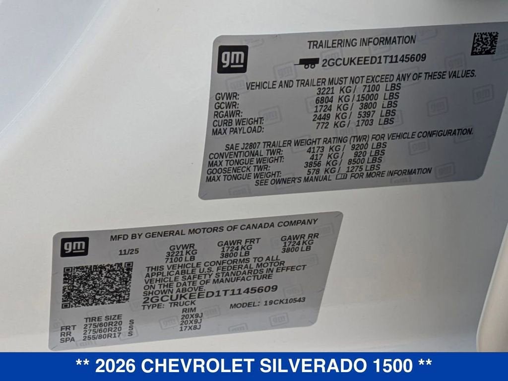 2026 Chevrolet Silverado 1500 RST