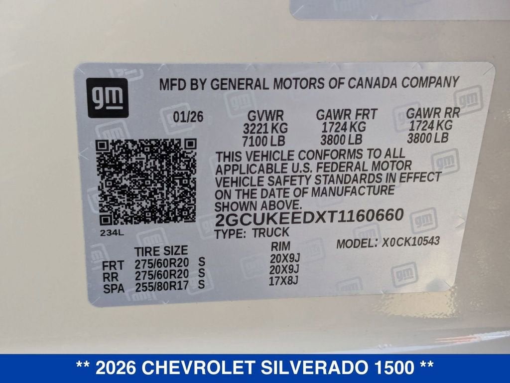 2026 Chevrolet Silverado 1500 RST