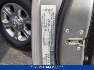 2022 RAM 2500 Big Horn Crew Cab 4x4 6'4" Box