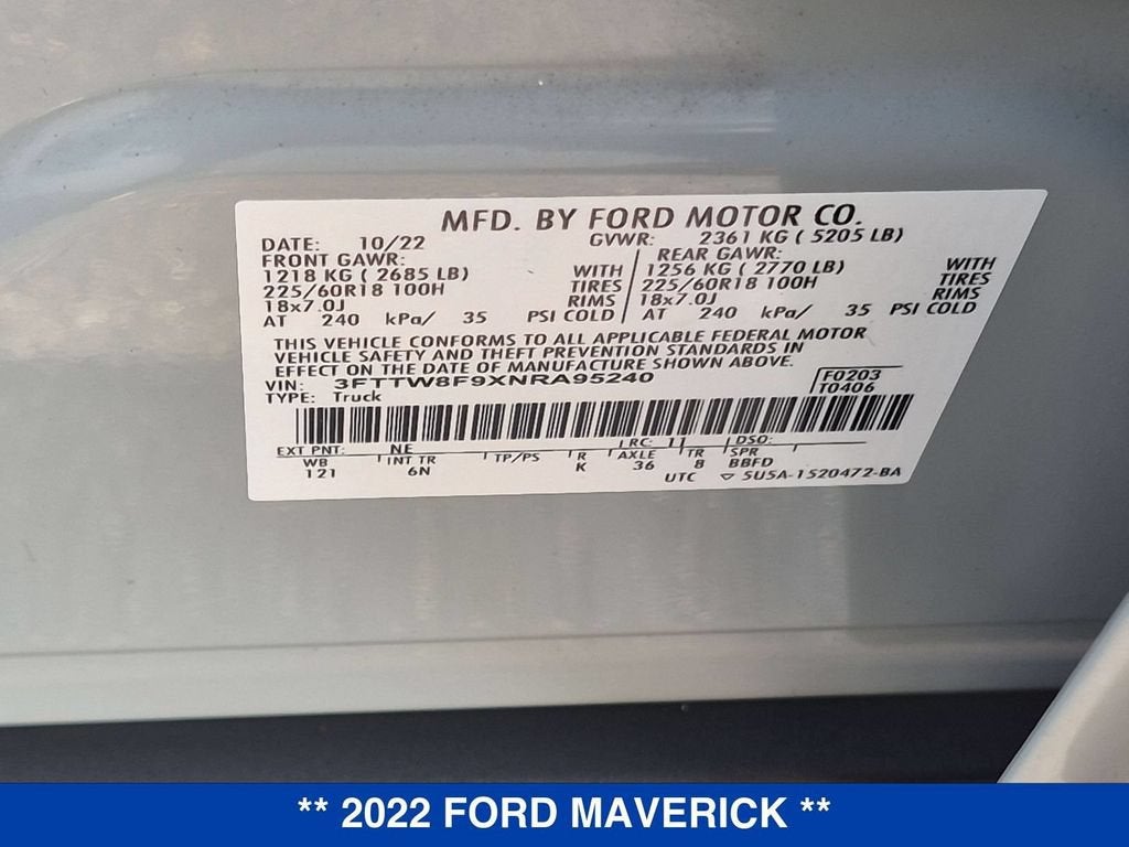 2022 Ford Maverick Lariat