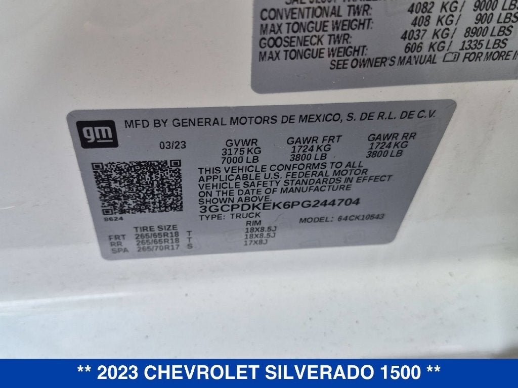 2023 Chevrolet Silverado 1500 LT