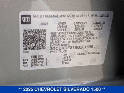 2025 Chevrolet Silverado 1500 LT