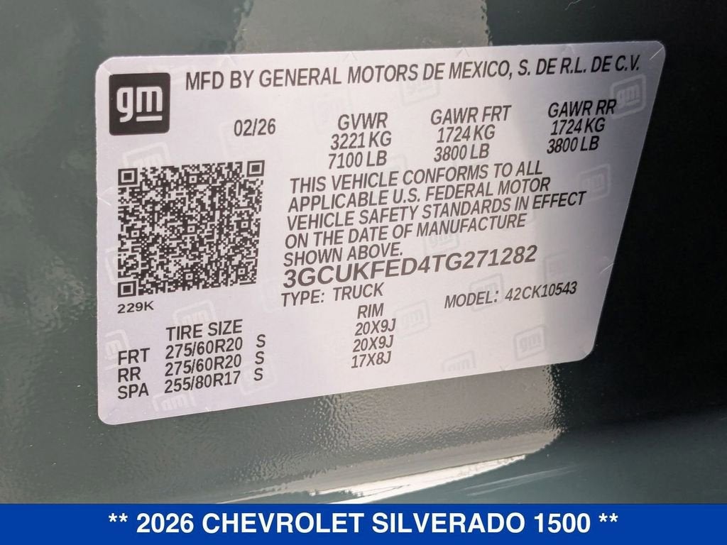 2026 Chevrolet Silverado 1500 LT Trail Boss