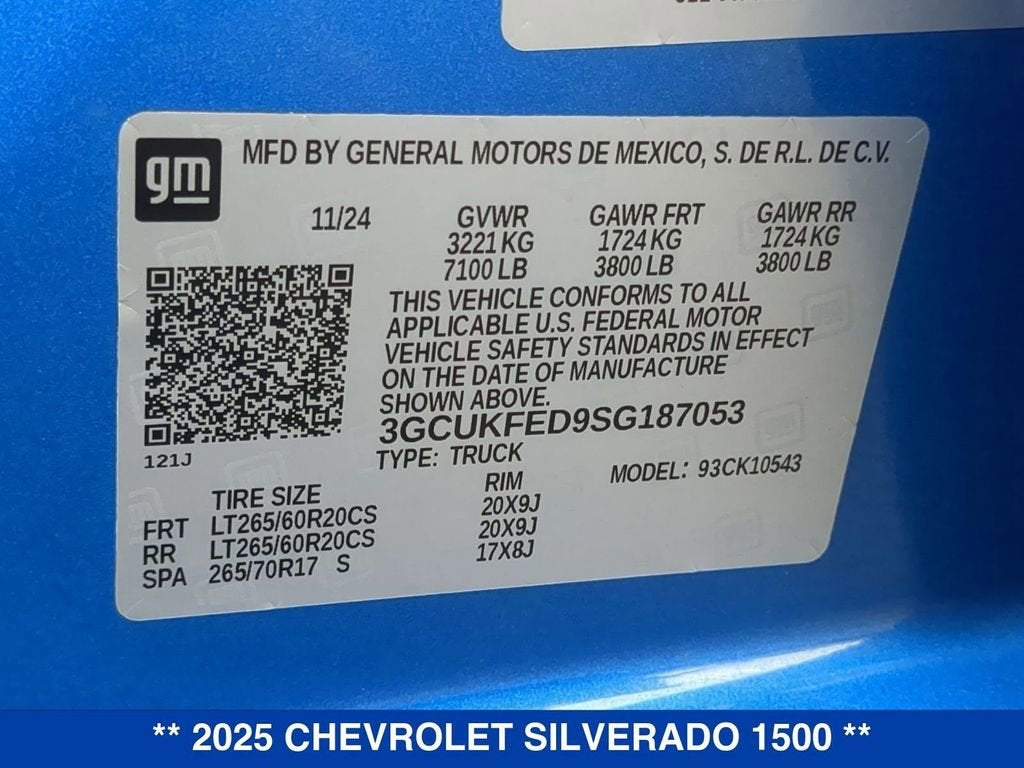 2025 Chevrolet Silverado 1500 LT Trail Boss