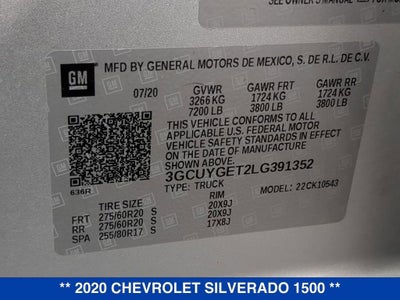 2020 Chevrolet Silverado 1500 LTZ