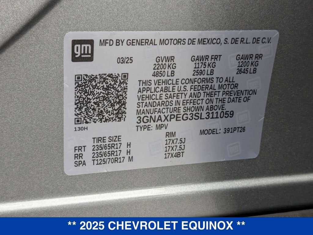 2025 Chevrolet Equinox LT
