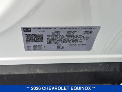 2026 Chevrolet Equinox LT