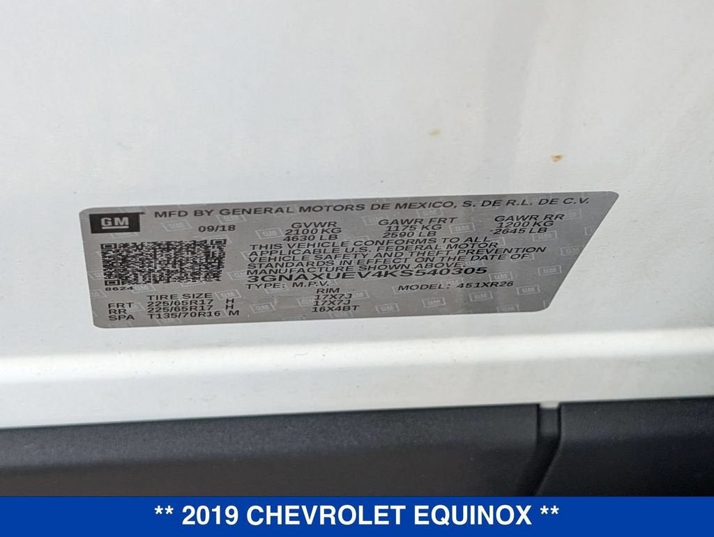 2019 Chevrolet Equinox LT