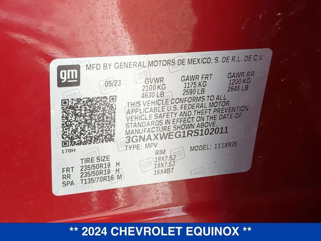2024 Chevrolet Equinox RS