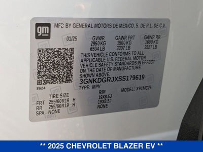 2025 Chevrolet Blazer EV LT