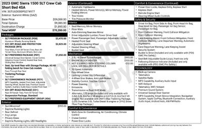 2023 GMC Sierra 1500 SLT