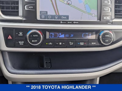 2018 Toyota Highlander XLE