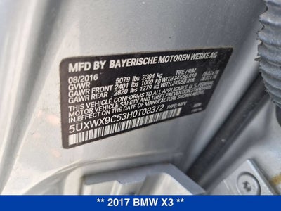 2017 BMW X3 xDrive28i