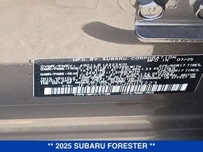 2025 Subaru Forester Premium