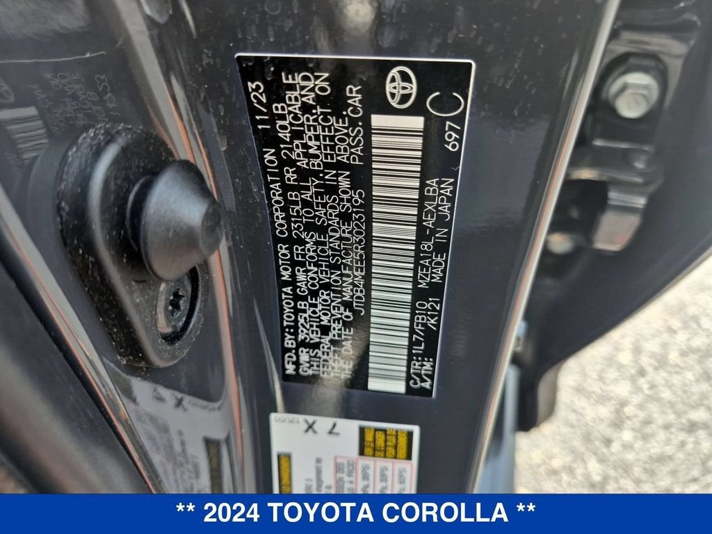 2024 Toyota Corolla LE
