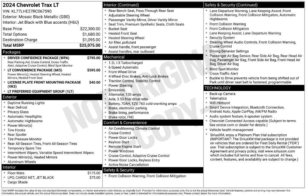 2024 Chevrolet Trax LT