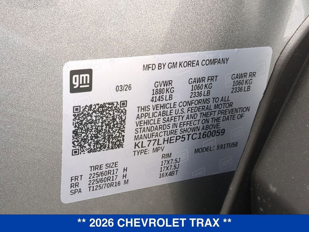 2026 Chevrolet Trax LT