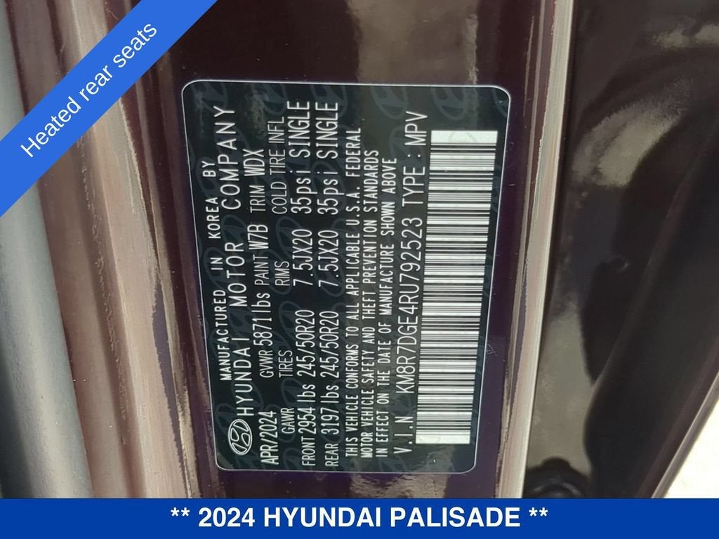 2024 Hyundai Palisade Calligraphy