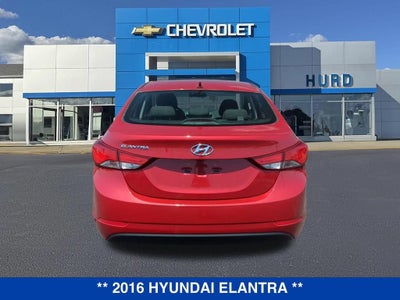 2016 Hyundai Elantra Value Edition