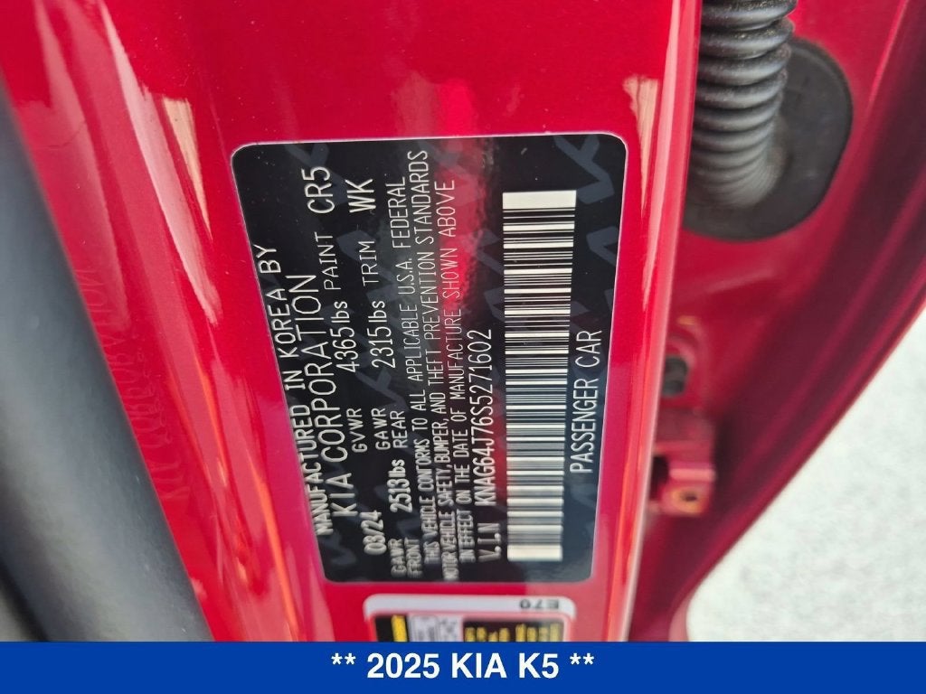 2025 Kia K5 GT-Line