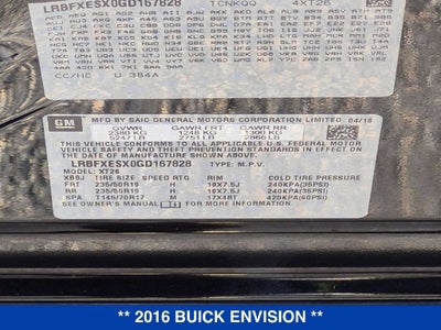2016 Buick Envision Premium I